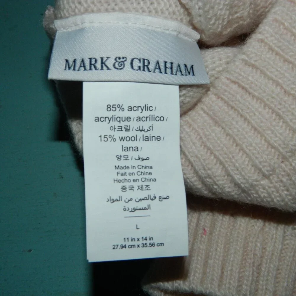 Mark & Graham Cable Knit Dog Sweater 